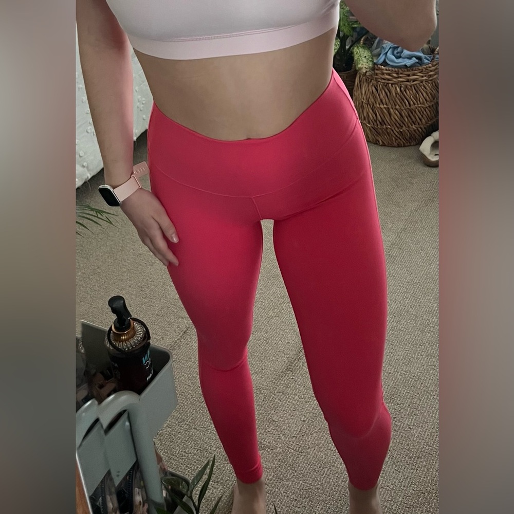 Pink Lululemon Align Leggings Size 4
